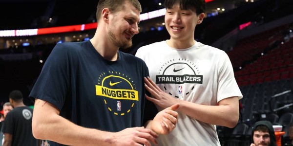 约基奇32+9+7杨瀚森4分1板1帽 掘金狂胜开拓者